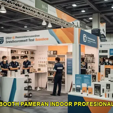 booth pameran indoor profesional